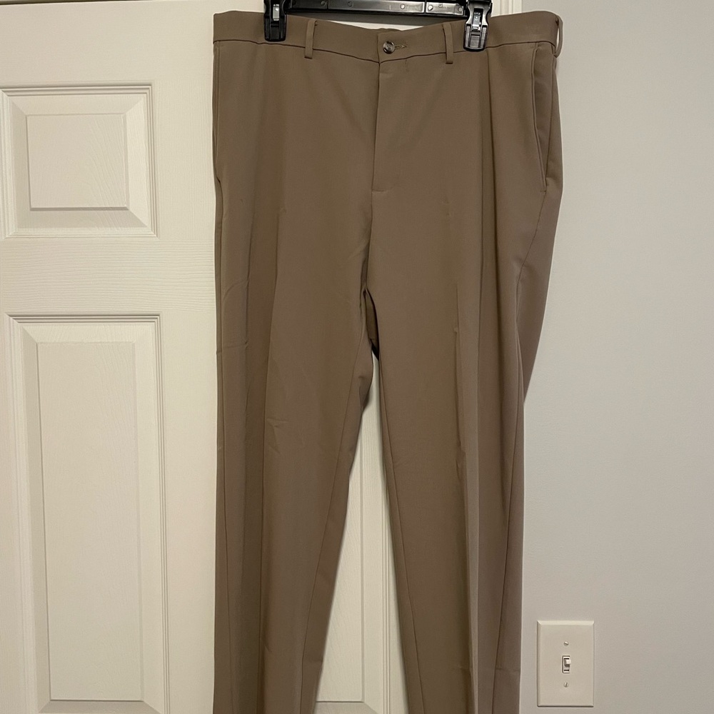 Savane Tan Suit Pants.